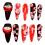 (XS) Dunkle Punk Nagelset mit 3D Augen 6