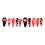 (XS) Dunkle Punk Nagelset mit 3D Augen 7