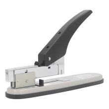 100Sheet High Capacity Stapler with Adjustable Stapling Margin Non Slip Base Jam Free Large Stapler for Professional Workspaces
