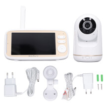 Long Battery Life Baby Monitor With HD Camera, Video Baby Monitor Wireless Infrared Night Vision Two Way Audio Smart Alert Function Wall Mount Remote