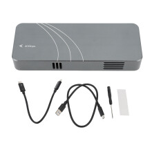 Boîtier compatible avec le protocole NVMe, vitesse de transmission de 40 Gbit/s, large compatibilité, corps en alliage d'aluminium, excellente