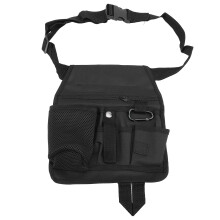 Versatile Utility Pouch For Servers, Durable Canvas Construction Waterproof Material Multi Pocket Design With Adjustable Belt Convenient Storage For