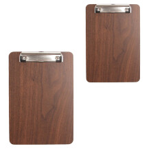 6Pcs Kitchen Menu Board Clip Solid Wooden Menu Holder for Dining Room