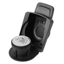 Kompatibel med Dolce Gusto brygger, genanvendelig kaffekapseladapter med miljøvenligt kaffekapselværktøj, integreret flip-designkonverter og