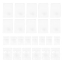 360Pcs Transparent Zip Jewelry Bags Clear Self Lock Storage Pouches