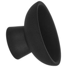 2Pcs Black Ceramic Footed Fruit Bowls for Kitchen and Dining