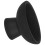 2Pcs Black Ceramic Footed Fruit Bowls for Kitchen and Dining 1