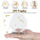 3Pcs Transparent Crystal Trophy Award Prize Accessory 7