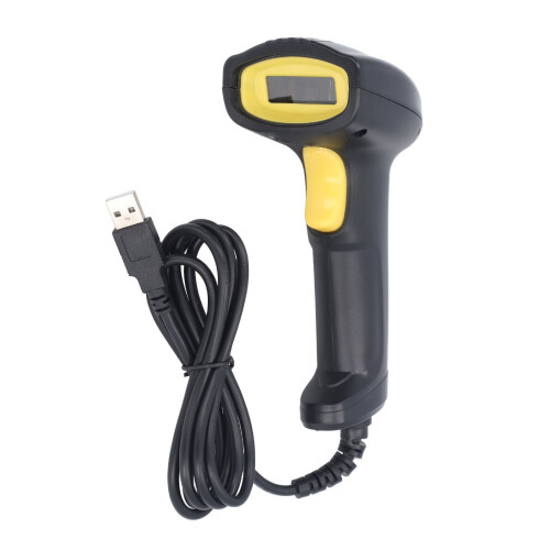 Wired 1D Barcode Scanner Handheld Gun for Store Supermarket Warehouse 1