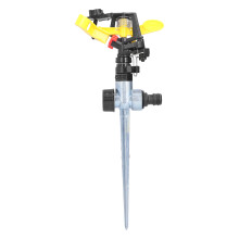 Arroseur de jardin extérieur, orientable à 360, résistant aux intempéries, système d'arrosage hydraulique (robuste et facile à utiliser).