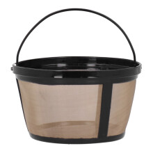 Dishwasher Safe Coffee Filter, Basket-Style Filter for Mr. Coffee Makers, Bpa-Free, Easy to Clean with Water and Brush Sponge, Simple Process and