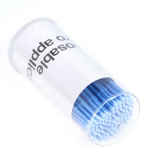 Precision Application Micro Applicator Brush Soft And Gentle For Sensitive Areas, Ideal For Eyelash Extensions Makeup Corrections And Craft Work With 1