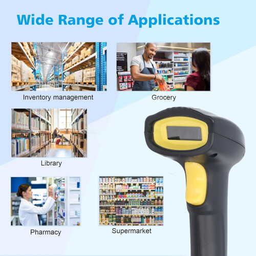 Handheld Barcode Scanner USB Wired 1D & 2D for Supermarket Retailing 2