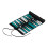 Travel Backgammon Set, Roll-Up Leather Look 7