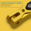 (Gold) Motorcycle Side Stand for EVs & Bikes 2