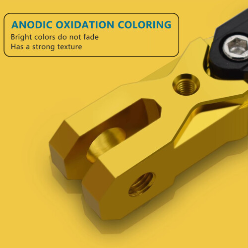 (Gold) Motorcycle Side Stand for EVs & Bikes 1