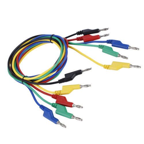 Durable Leads for Circuit Testing and Voltage Testing Alligator Clip Test Lead Stackable Banana Plug Flexible Test Cable for Multimeter Use 1