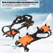 Adjustable 10-Toothed Crampons