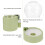 3Pcs Convenient Plastic Pet Feeder Automatic Hanging Water Dispenser 8