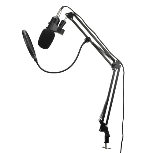 Double Layer Pop Filter Premium Accessory Bundle Crystal-Clear Recording Sound Studio-Quality Condenser Microphone With Desktop Stand Windproof Sponge 2