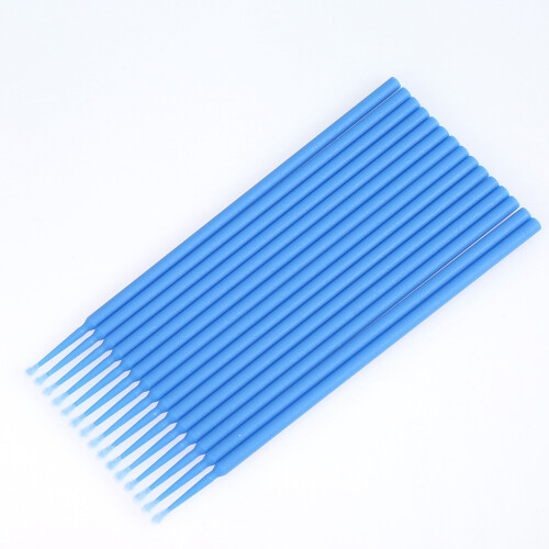 Precision Application Micro Applicator Brush Soft And Gentle For Sensitive Areas, Ideal For Eyelash Extensions Makeup Corrections And Craft Work With 2