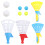 4Sets Plastic Launch Catch Ball Game Assorted Colors Kids Play Toy 1