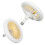 Quiet Operation Socket Fan Light With Remote Control, Bladeless Ceiling Fan With Dimmable LED Lighting For Bedroom And Study Room, Memory Socket Fan 8