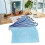 10pcs Light Blue Mesh Zipper File Folders A4 Document Organizer 23.7x33.3cm 7