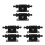 6Pcs Durable Electric Drill Pump Black Handheld Self Priming Pump 7