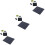3Pcs Black Solar Panel USB Charger Fast Charging Weatherproof Design 4