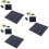 3Pcs Black Solar Panel USB Charger Fast Charging Weatherproof Design 6