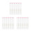 3Pcs Practical White Sewing Marker Crayons for Clothes and Craft Use 7