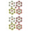 10Pcs Miniature Flower Cluster Decor with Bright 3