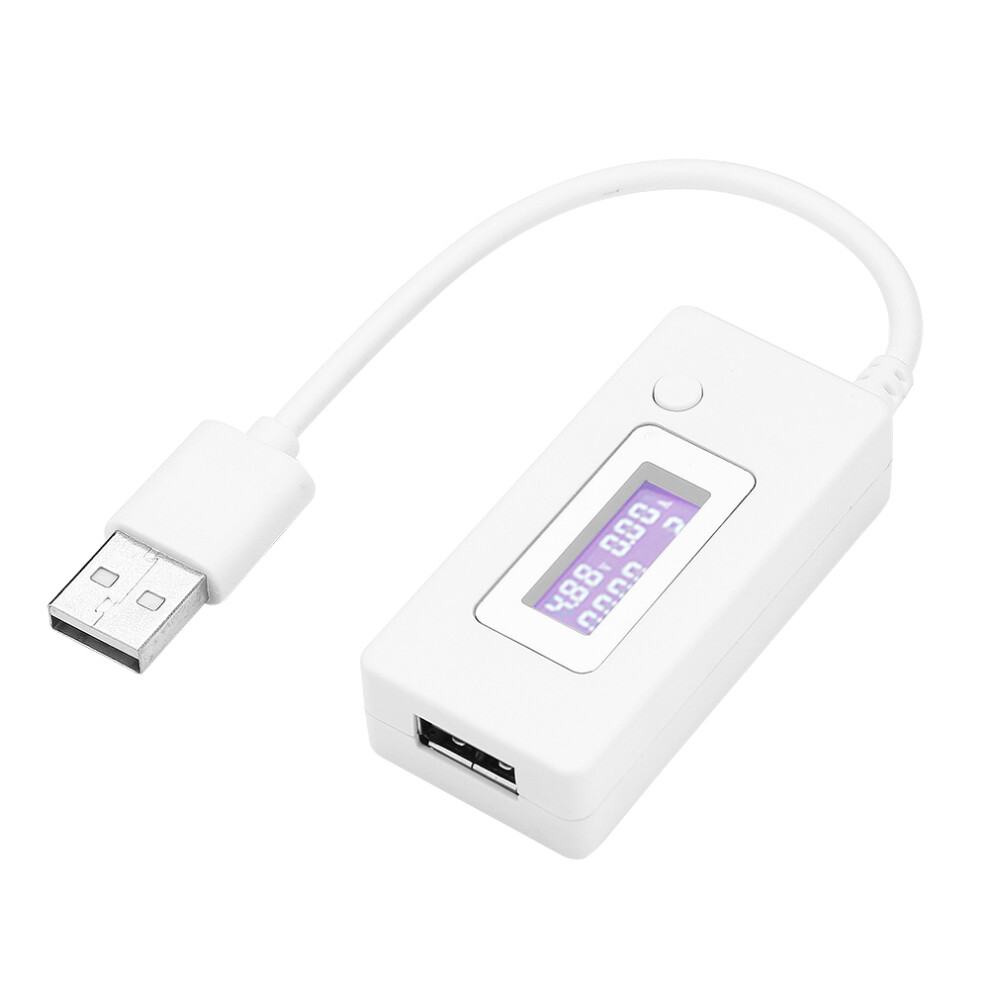 Usb Capacity Detector 4V-30V 0-3A Voltage Current Monitor Lcd Display 4601389260465