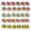 10Pcs Miniature Flower Cluster Decor with Bright 6