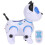 Animale de companie electronice interactive inteligente robotice câine telecomandă mers pe jos dans programabil LED ochi voce aplaudă gest STEM 2