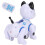 Animale de companie electronice interactive inteligente robotice câine telecomandă mers pe jos dans programabil LED ochi voce aplaudă gest STEM 3