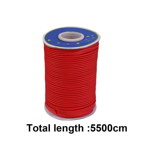 2Pcs Long Red Cotton Cheongsam Covered Strips 1