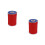 2Pcs Long Red Cotton Cheongsam Covered Strips 11