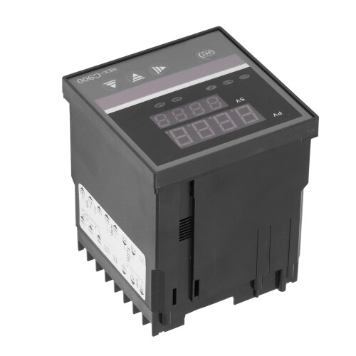 Controlador de temperatura PID de nível industrial com display digital em Fahrenheit e Celsius, compatível com termopares tipo K e com saída de 2