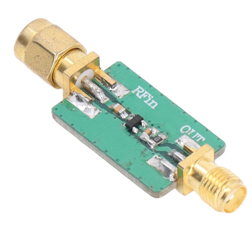 Ontwerp van een RF-versterkermodule met microgolfdiode, front-end met groot dynamisch bereik, hoge versterking en lage ruis, dubbele filterstructuur, 2