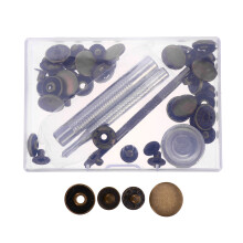 12Ensembles Kits Pressions Métal Pour Vêtements Cuir