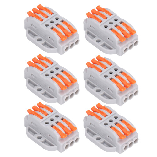 Terminale electrice cu deconectare rapidă, conectori compacți de îmbinare, conectori reutilizabili, material de siguranță ignifug, rezistent la 1