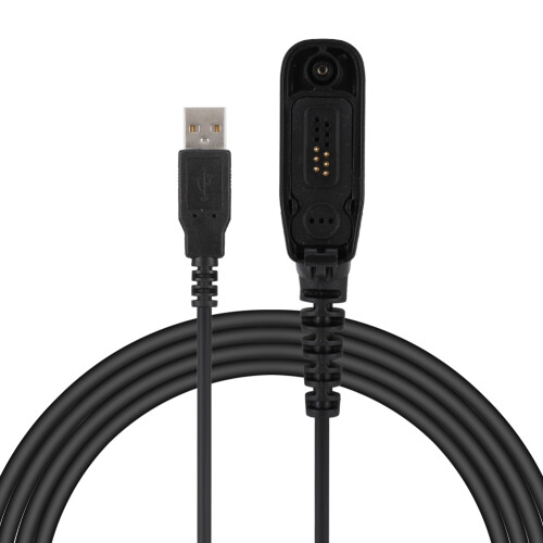 Câble de programmation USB compatible avec les radios Motorola. Câble renforcé ultra-stable. Longue durée de vie. Utilisation simple. Connexion 1