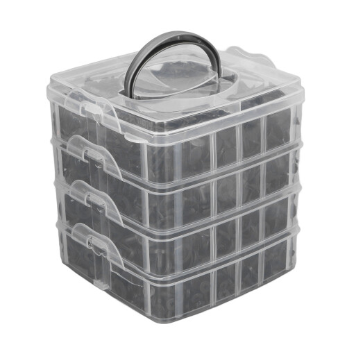 Fender Rivet Clips Plastic Fasteners Kit Splash Shield Retainers Secure ABS Material Universal Fit Storage Box Included 1