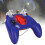 Controle de jogos Bluetooth para iPhone e Android com tempo de jogo prolongado, design ergonômico, proteção da câmera, função turbo, encaixe 4