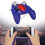 Controle de jogos Bluetooth para iPhone e Android com tempo de jogo prolongado, design ergonômico, proteção da câmera, função turbo, encaixe 6