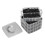 Fender Rivet Clips Plastic Fasteners Kit Splash Shield Retainers Secure ABS Material Universal Fit Storage Box Included 6