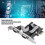 PCIe RS232Serial Interface Card With Bi Directional RS232Speeds FIFO Buffer Versatile Applications Industrial Control Device Configurable Power 7