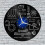 Ρολόι τοίχου βινυλίου Physics Research 12" – Αθόρυβη, δημιουργική διακόσμηση για σαλόνι, 2